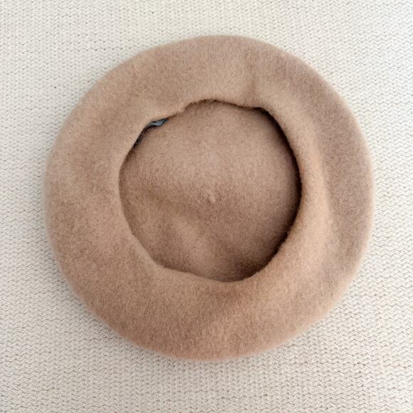 Wyeth Cream Grey Wool Beret - Picture 6 of 6